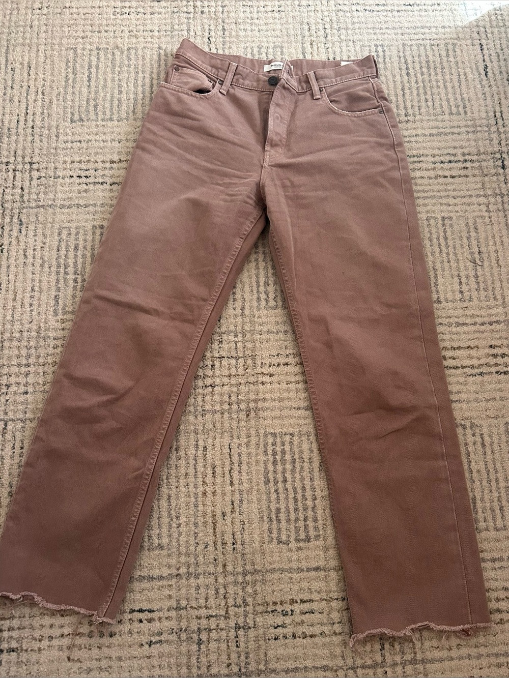 Moussy Boyfriend Jeans in Muted Rose